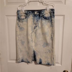 J‎ brand tye dyed denim skirt